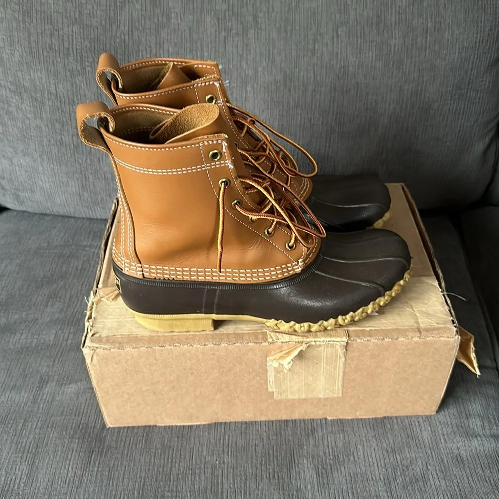 L.L. Bean Brown and Dark Brown Men's Rain & Snow Boots